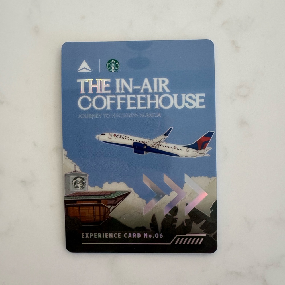 Delta In-Air Coffeehouse Experience Trading Card